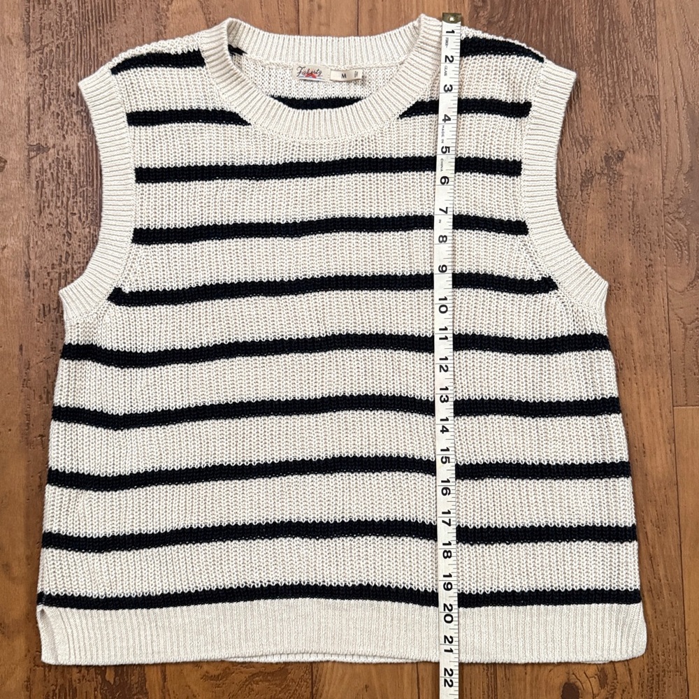 Faherty Brand Miramar Linen Muscle Sweater Tank Sz M - Picture 6 of 7